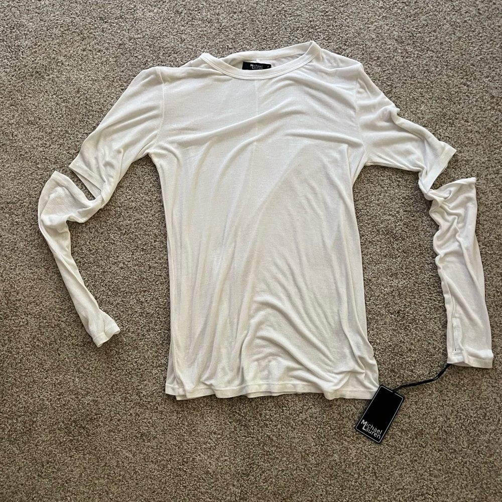 Brand new Michael Lauren long sleeve T